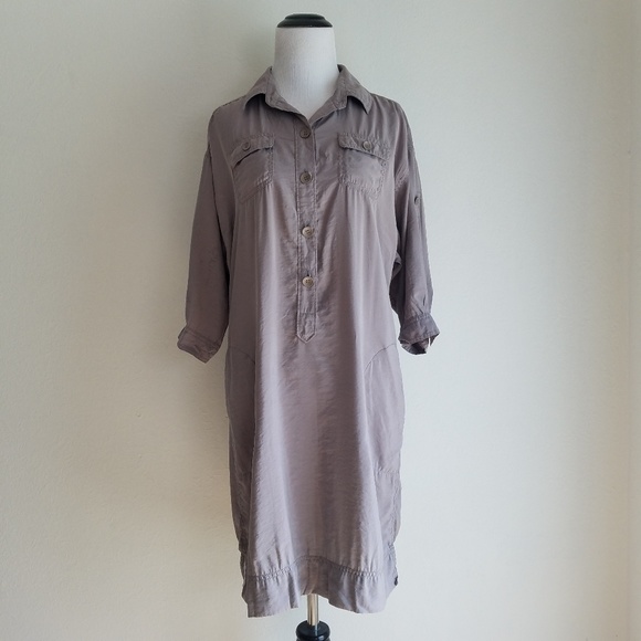 LOFT Dresses & Skirts - LOFT Gray Shirtdress